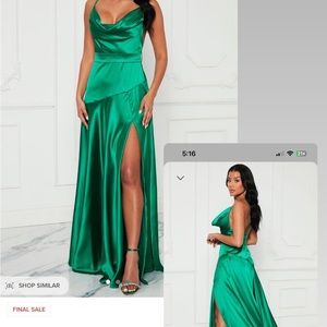 Brand New Silk NAVY BLUE Dress